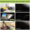 150x300cm blackout curtain blinds - without diamonds, self-adhesive