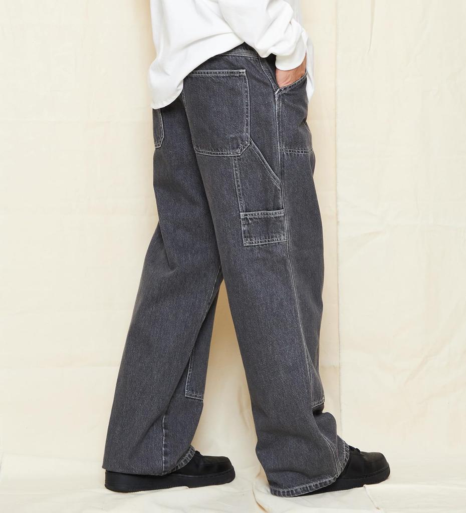 Lee Double Knee Wide Painter Denim Dark Size XL Men's Pants, Gray,