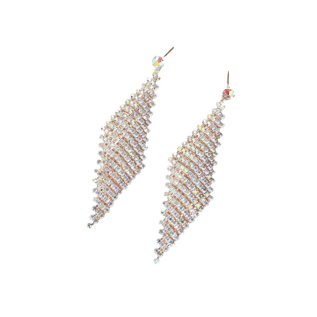 Korea popular new long earrings female super fairy temperament versatile fringed earrings sexy fashion versatile ear jewelry