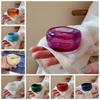 Vintage Glitzer Acryl Armreif Retro Geometrisch Unregelmäßiger Armreif Jelly Farbe Breites Armband Party