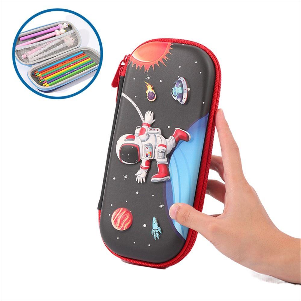 Astronaut 3D Pencil Case Dinosaur Space Pencil Bag Cute Dinosaur Pencil Pouch  Student Gifts