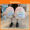 Mochila infantil de peluche con forma de pingüino, fabricada con material transpirable e impermeable, ideal para bebés y niños pequeños.