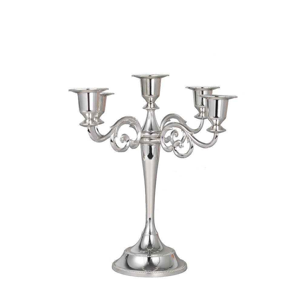 American Style Retro Candlestick Creative Three-headed Five-headed Metal Iron Candle Holder Romantic Dinner Table Decoration