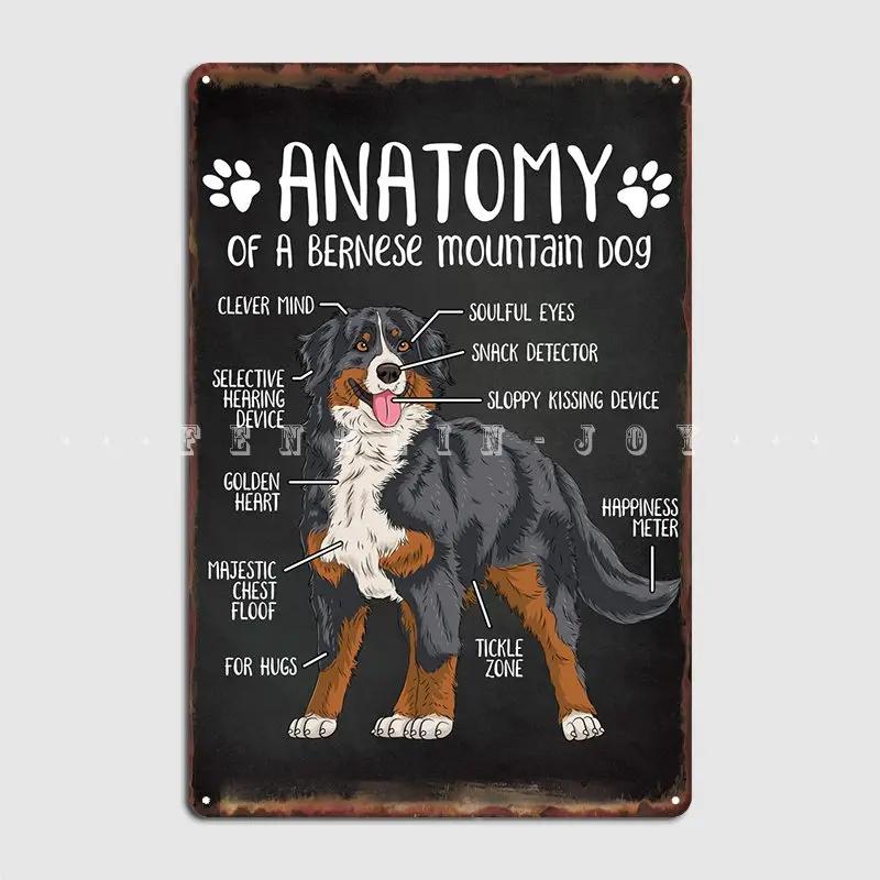 Bernese Mountain Dog Metal Sign Create Wall Mural Plaques Home Tin Sign Poster 20x30cm(7.8x11.8inch)
