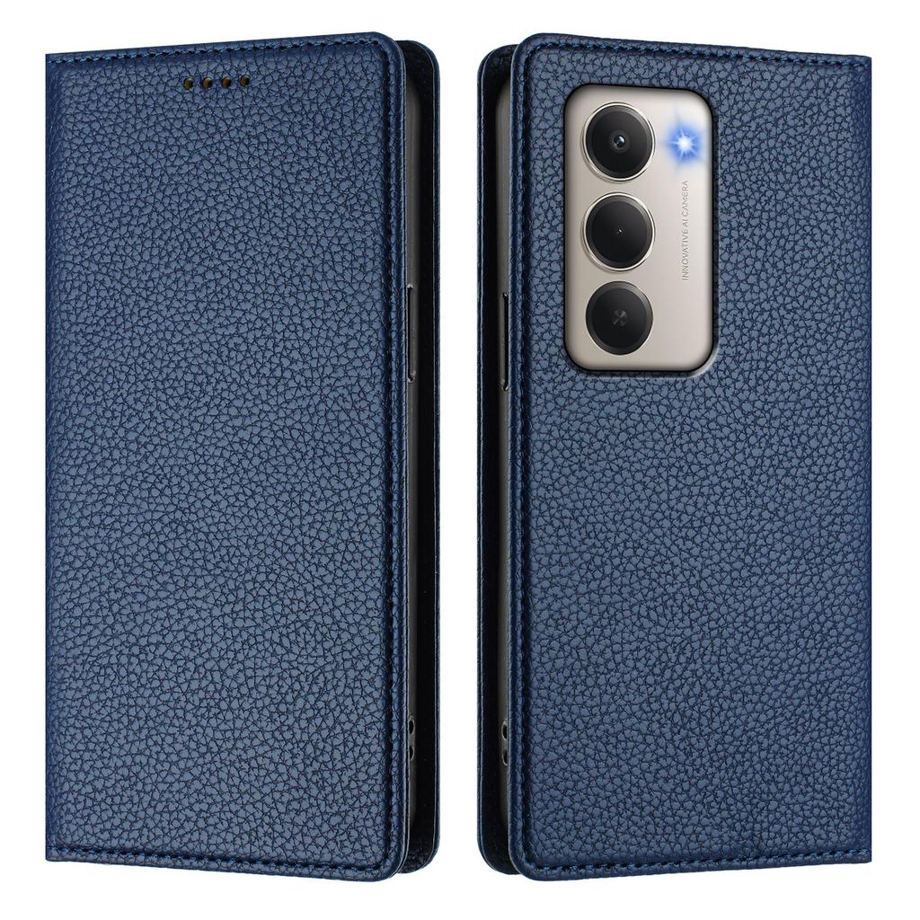 For Xiaomi Redmi 15 4G (EU) (171mm) Wallet Case RFID Blocking Litchi Texture Leather Mobile Cover