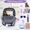 AjieQaQ Demon Hunters School Backpack Shockproof Waterproof Large Capacity Lightweight Durable Oxford Fabric 41x27x14cm
