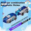 2 in 1 Transforming Unicorn Car Toy Magic Transformation Super Combination Car Toy  Magnetic Impact Deformation Car Robot Toys