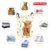Collapsible Laundry Basket Large Round Waterproof Fabric Hamper Dirty Clothes Storage Bin Toy Organizer with Handles
