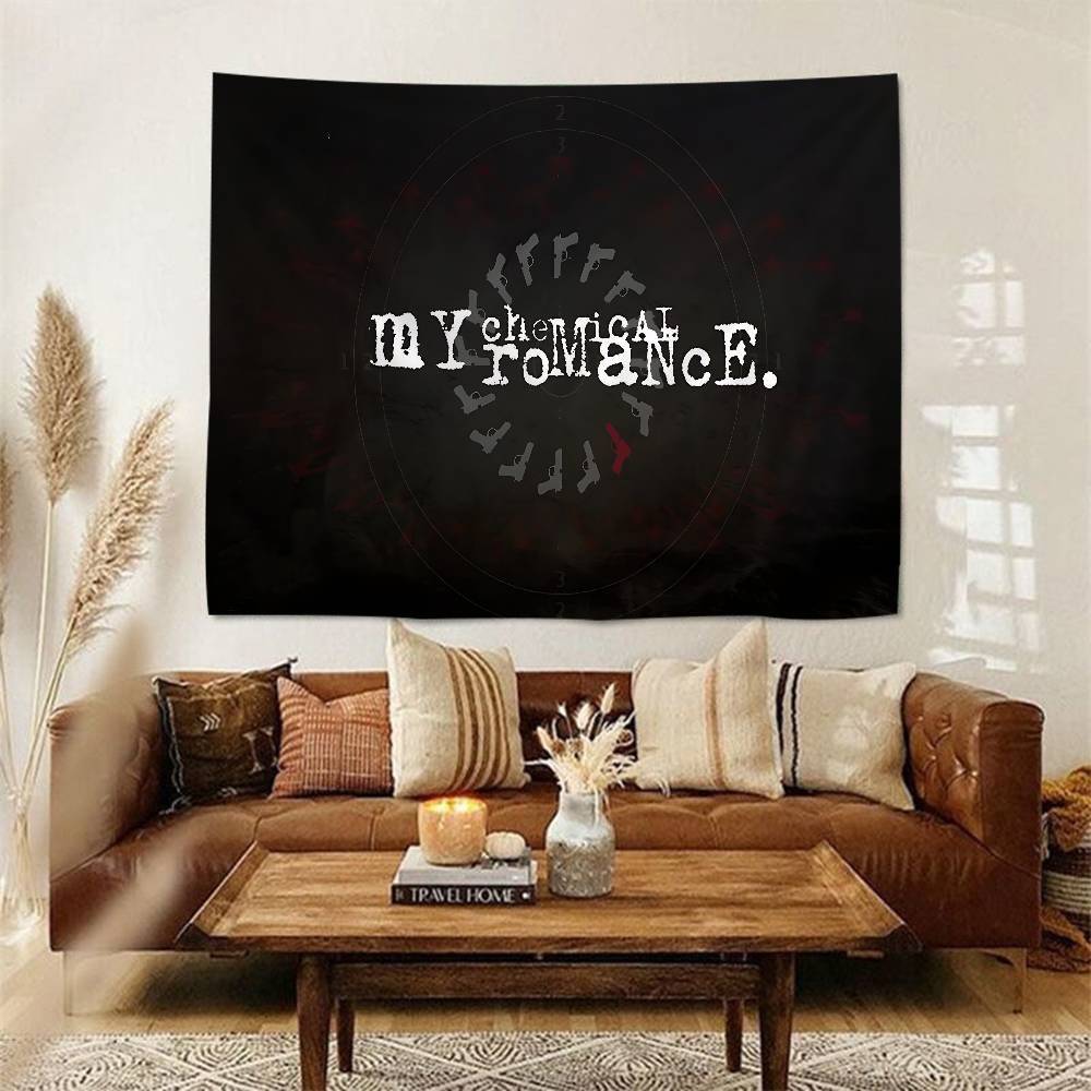 Rock Band MMy CChemical RRomance Hippie Wall Hanging Tapestries Bohemian Wall Tapestries Mandala INS Home Decor