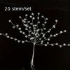 20 Stück Kristall Acryl Perlen Künstlicher Blumenstrauß Handgefertigte Eleganz für DIY Hochzeitsdekoration Zuhause Büro