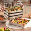 3pcs Stainless Steel Food Containers - Leakproof & Stackable with Clear Lids | For Camping, Home & Meal Prep2025new