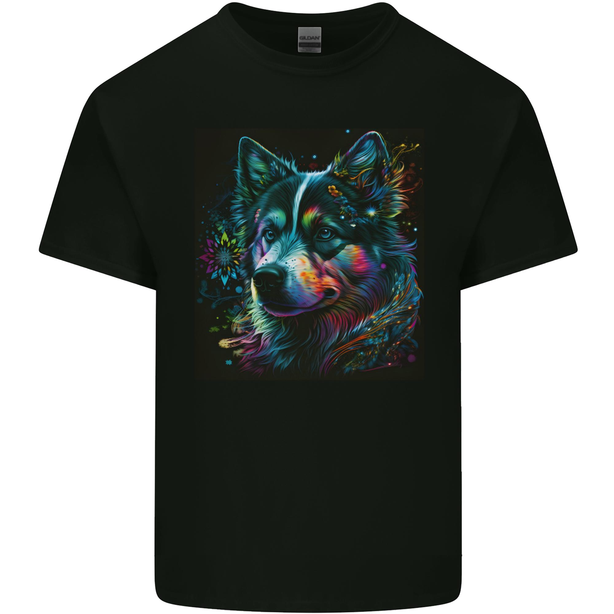 A Husky Dog Unisexs Light Cotton TShirt S