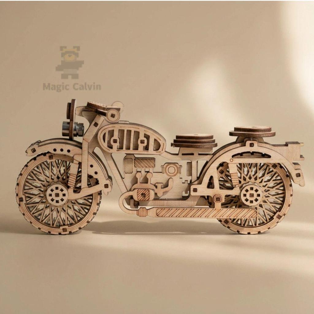 3D Wooden Puzzle DIY Model - Creative Kids & Adults Handcraft Gifts Set