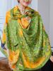 Satin Hijab Women Silk Scarf Animal Print Shawls Lady Femme Mujer Bandana Scarve Sarong Beach Wrap Pareo Bufanda Stoles Foulard