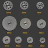 10PCS/Set Multi-Size Double Sided Diamond Glass Grinding Disc Wheel Circular Saw Blade Ceramic Tile Cutting Disc Polishing Tools