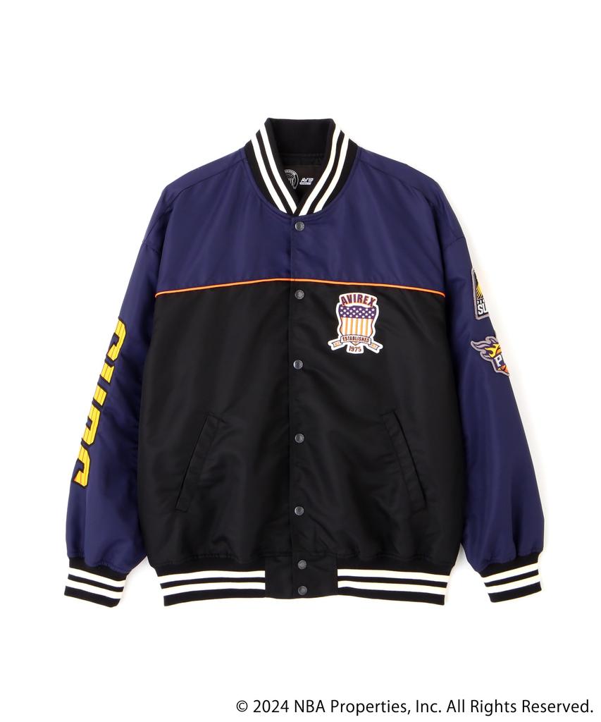 NBA NYLON JACKET M 120 Navy [Avirex] Men's 783-5152010