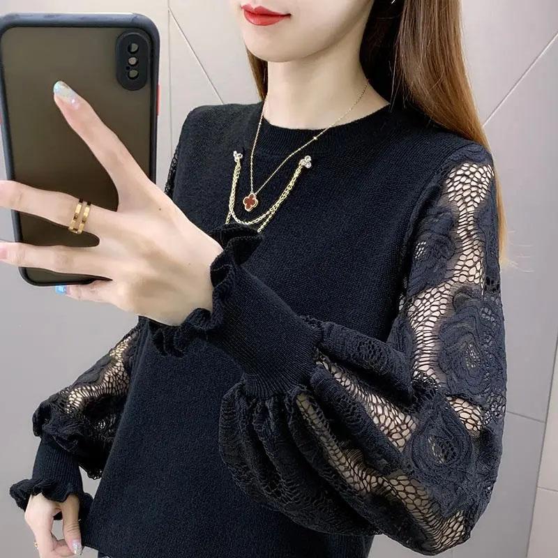 Sweater for Women Autumn Winter  Pullover Warm  Stretchy Long Sleeve Oversize Jumper Tops