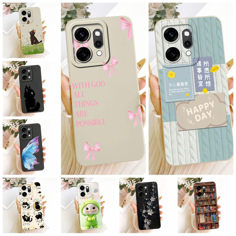 For Oppo Reno 14Pro PKZ110 CPH2739 Casing For Oppo Reno14 Pro Cover Fashion Cartoon Cute Funny Painted Silicone Phone Case