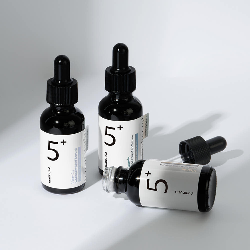 numbuzin No.5 Glutathione C Dark Spot Ampoule 30ml Korean Brightening Toning Facial Serum