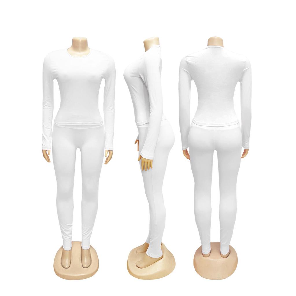 TW815 Women's Brushed Slimming Fitness Set - Sexy, High Elasticity, Fashionable Sportswear for a Stylish Commute