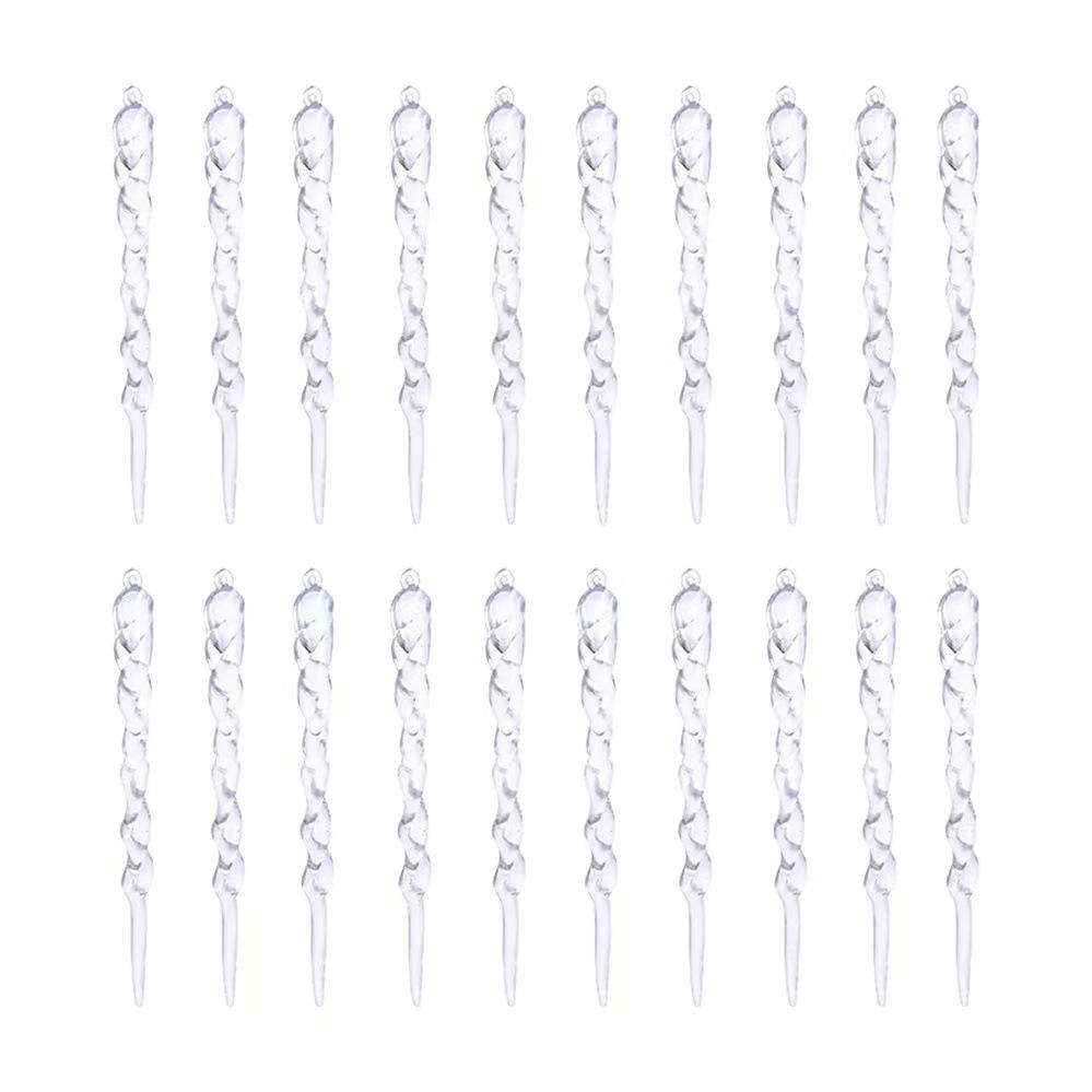 Cross-Border Creative Transparent Icicle Ornament for Christmas Tree Decoration