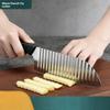Artiglio da cucina per tagliare patate, coltello ondulato per verdure con motivi ondulati, utensile da taglio di forma particolare