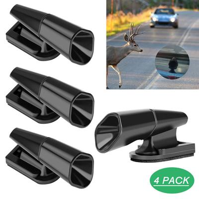4pcs Ultrasonic Car Deer Whistle Deer Warning Devices Auto Safety Animal Repeller For Cars