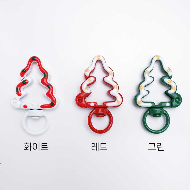 Akcesoria do breloków obrotowych choinka