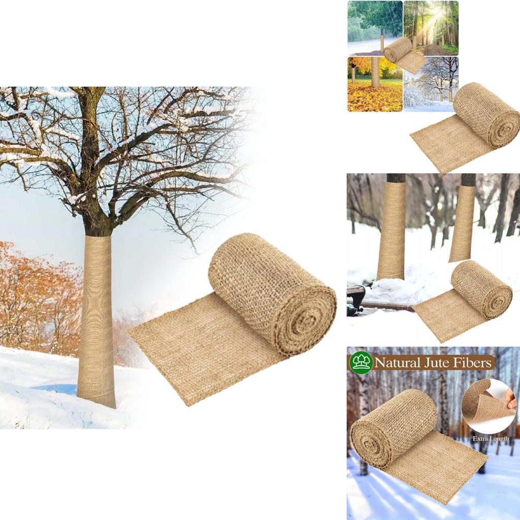 Premium Natural Burlap Tree Protector Roll Versatile Plant Wraps For Tree Protection And Support