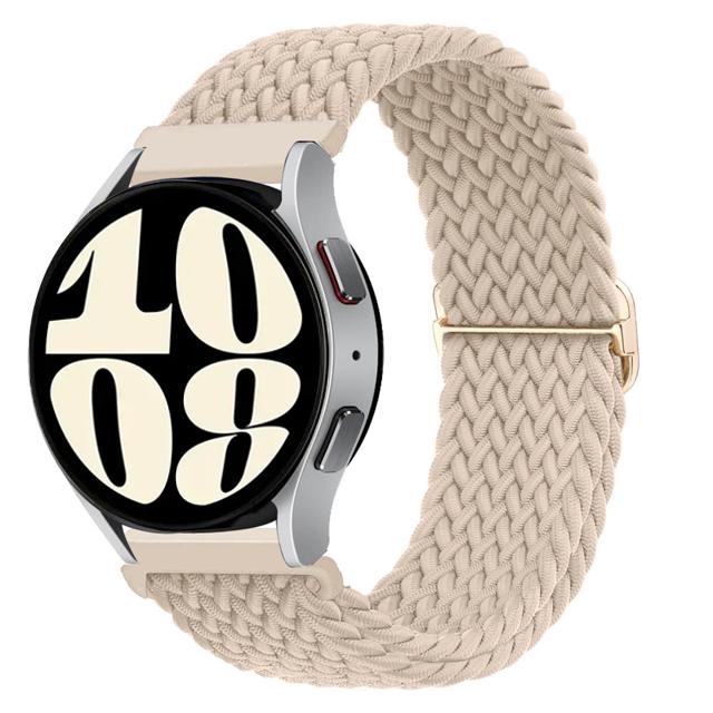 

Ремінець 20 мм/22 мм для Huawei GT 2e 3 4 Плетений ремінець Samsung Galaxy Watch 4/5/6/5 pro/6 Classic/gear s3/active 2 Solo loop браслет ремінець Galaxy 6 40mm 44mm