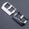 Stainless Steel Pin Tang Buckle Rubber Leather Watchband 18mm 20mm 22mm 24mm 26mm For Panerai Wristband Screw Clasp Accessories