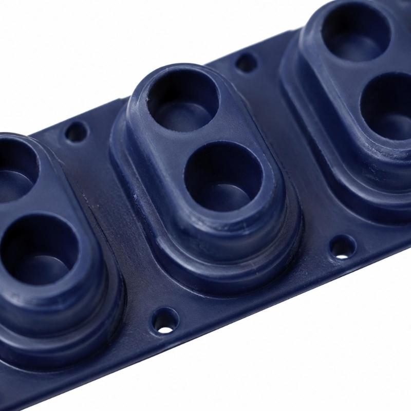 DP380 Digital Piano Key Contact Replacement, Flexible Molded Component with 12 Raised Contact Sections in a Continuous Keyboard Repair Assembly