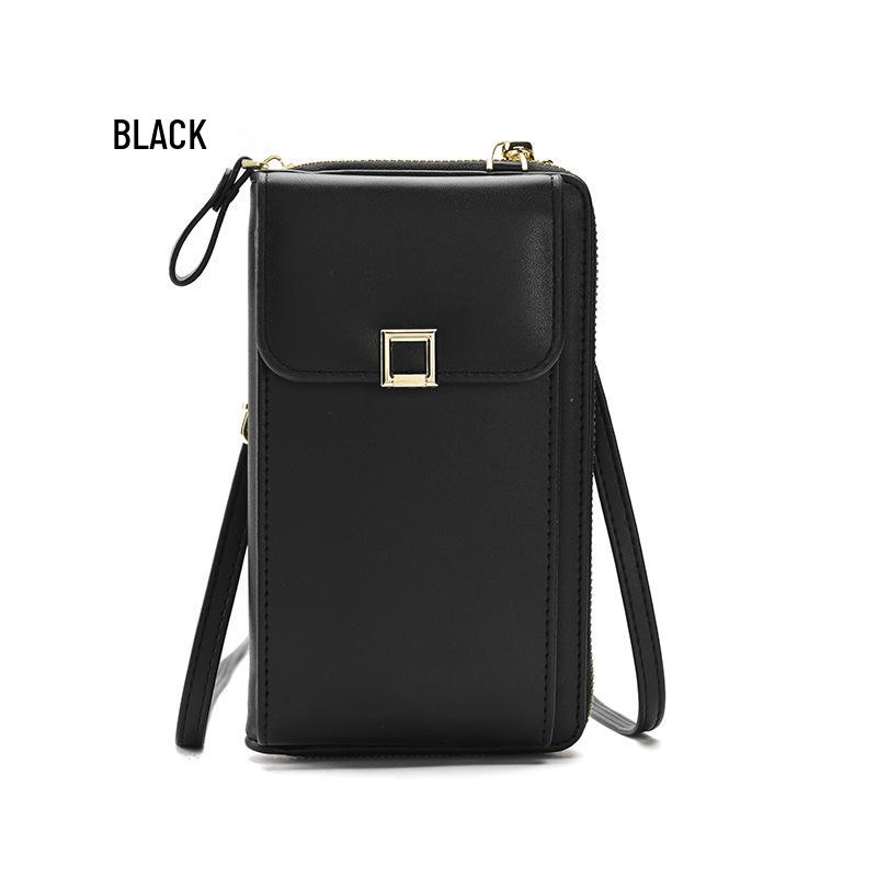 

Versatile Women s Crossbody and Shoulder Bag with Multi-Function Long Wallet чорний