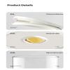 Glass Airtight Containers Heat Resistant Lunch Box Food Storage Box For Frozen Rice Salad Bowl