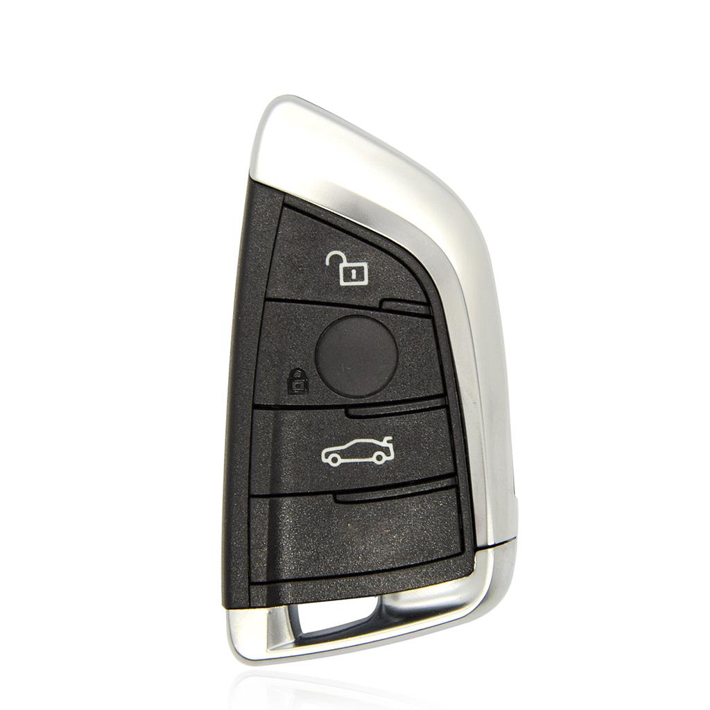 AYCCV1 BEST KEY Car Remote Smart Key Case For BMW Knife Card BMW X5 X6 F15 X6 F16 G30 7 Series G11 X1 F48 F39, Fob 3/ 4 Buttons Black