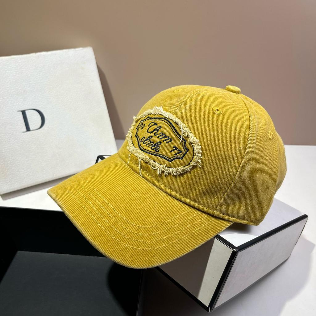Guangzhou High Quality Big Head Circumference Baseball Cap Washed Polished Cotton Patch Letter Cap Tide