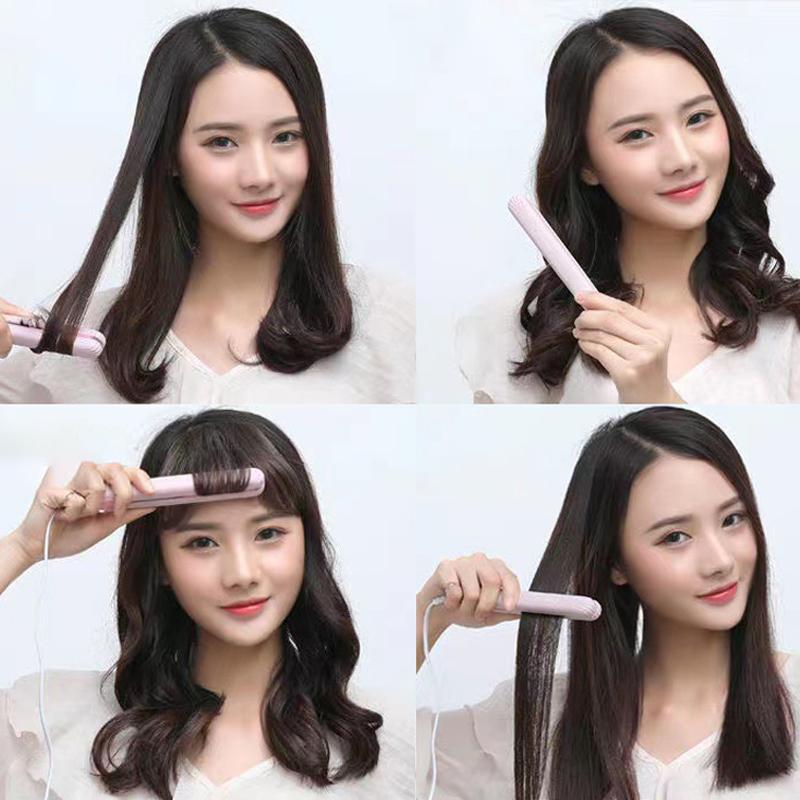 Hair Straightener Curling Iron Mini Ironing Board Hairdressing Tool Straight Curling Dual-Purpose Straightening Board Plywood