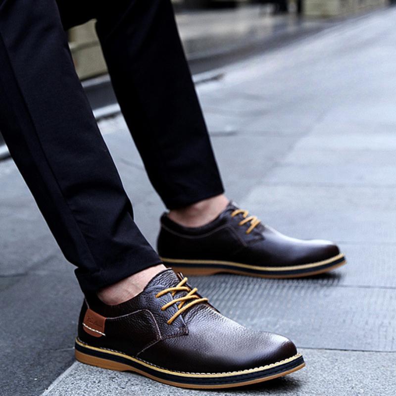 Casual Men Shoes Luxury Italian Style England Business Shoes Casual Comfort Shoes