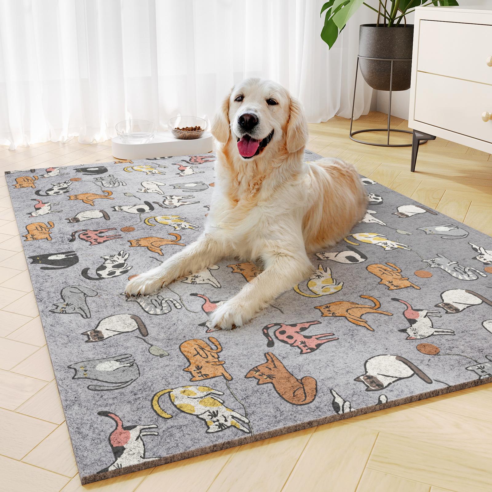 Thermal Pet Sleeping Mat for Dogs & Cats - Durable Crate/Kennel/Bed Pad, All-Season Floor Mat for Warmth & Comfort 45x60cm