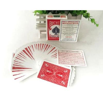 Ultimate Marked Deck Hrací karty Poker Předvídejte magické triky Close Up Street Illusion Gimmick Mentalismus Puzzle Hračka Magia Card