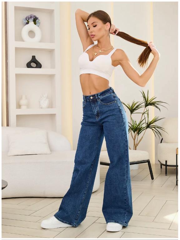 

2025 New Women s Tall Jeans – Russian Fashion Collection 29 темно-синий