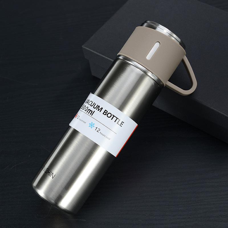 High-End Business Vacuum Cup Gift Gift Set 304 Stainless Steel Men's Car Portable Water Cup