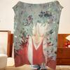 Couverture jetée en flanelle I-Inuyasha, Légère et douillette, Durable, Lavable, Mignonne, Cool