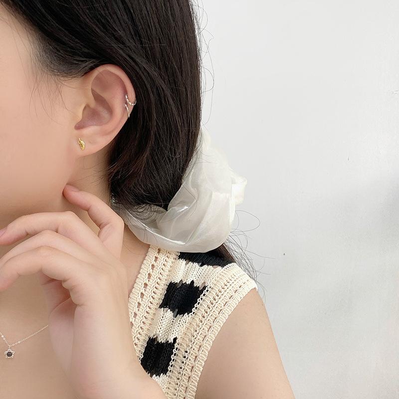 Exquisite Leaf Earrings for Women with Small Ins Design Feather Earrings