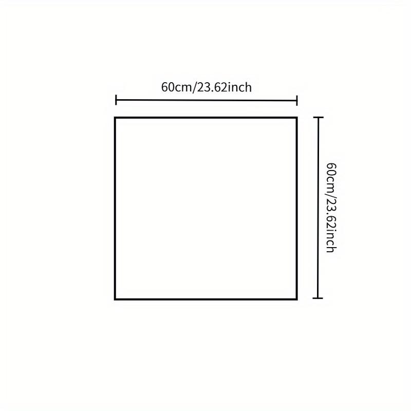 

[Полиэстеровая скатерть] Элегантная полиэстеровая круглая кружевная скатерть | Машинное плетение, дизайн «Полевые цветы», покрытие для чайного столика, для шкафов, микроволновой печи 60cm*60cm/23.62inch*23.62inch белый