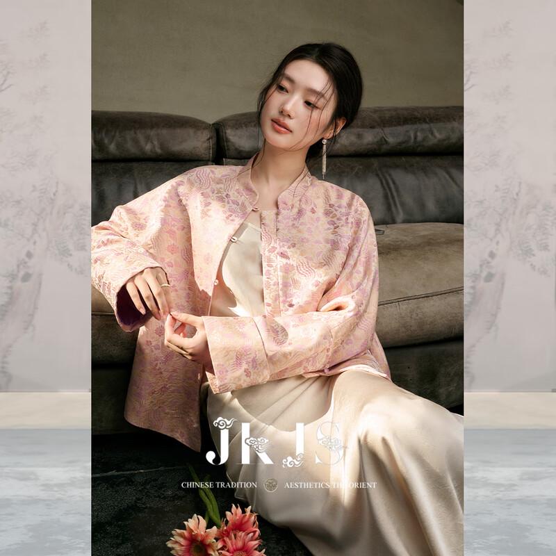 

Куртка жаккардовая JK&JS в новом китайском стиле «Феникс и пион» S