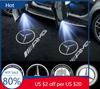 TRJWW1 Hot 2025 Car Door Logo Light LED Projector Lamp For Mercedes Benz E W212 W213 W205 AMG W177 V177 W247 W176 GLA GLC X253 W246 X16