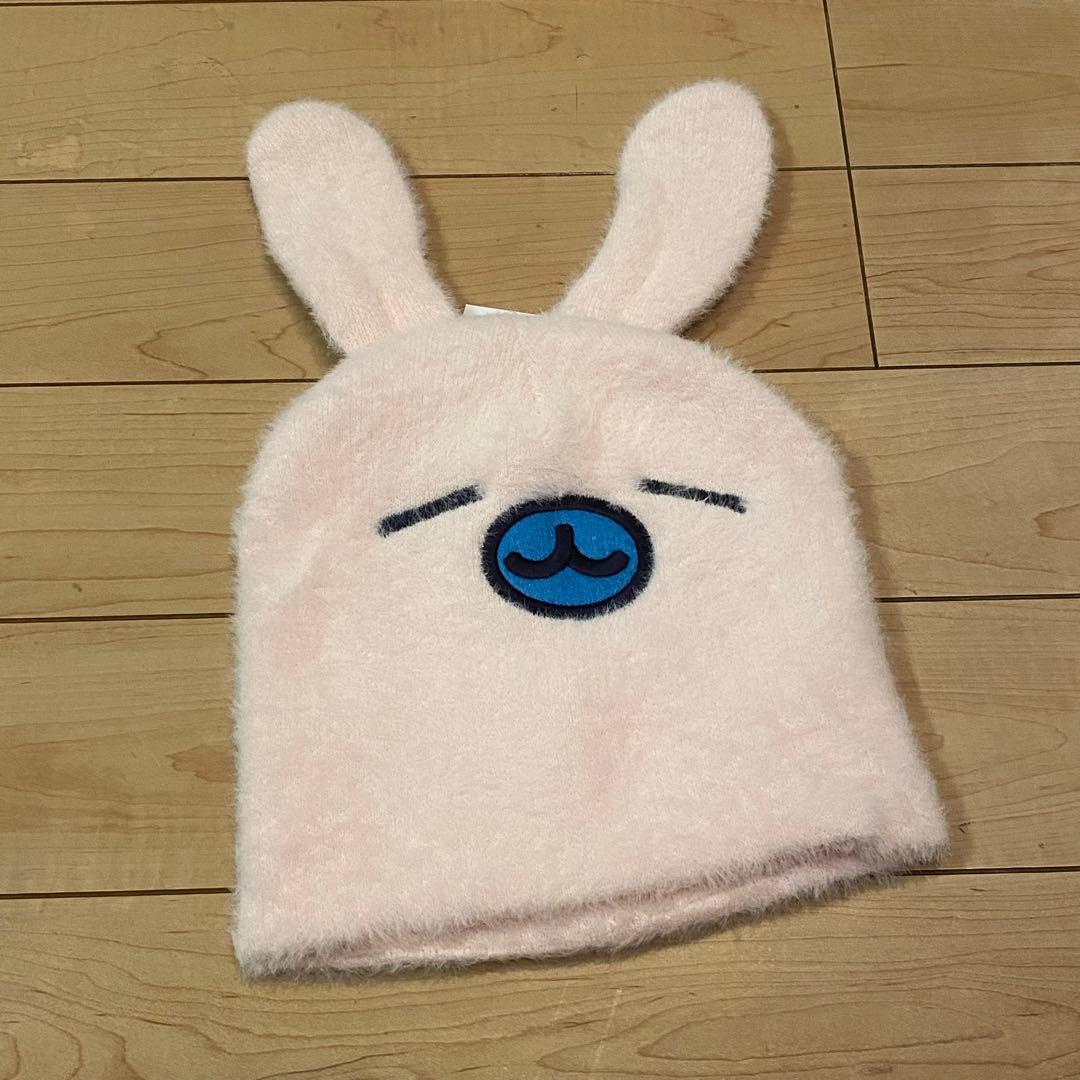 Minimoni. wego collaboration rabbit knit cap