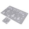 12pcs Christmas Printed Drinks Tea Cup Mats Coasters Teapot Placement Table Mat Decoration