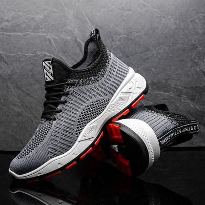 Men's Shoes New Fly-woven Breathable Casual Running Shoes Mesh Sneakers Men's Shoes Spring and Autumn